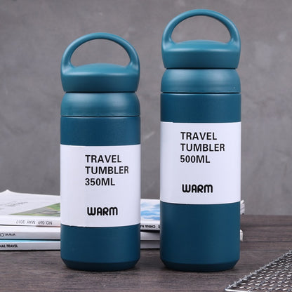 304 Stainless Steel Spray Cup Winter Keep Warm Bottle Kitchen DealSniper.net Blue 350ML