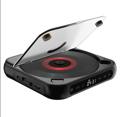 Portable Music Album CD Player Electronics DealSniper.net Black