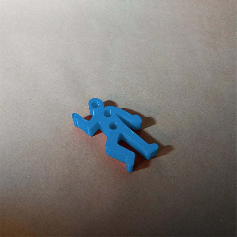 Funny Crime Scene Humanoid Pen Holder Gadgets dealsniper-net Blue
