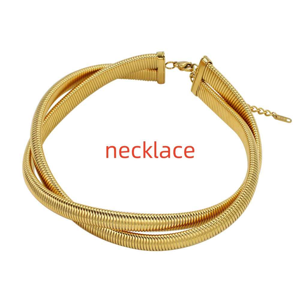 Personalized Design New Bracelet Necklace For Women Jewelry Gym From House 12mm Gold Collar