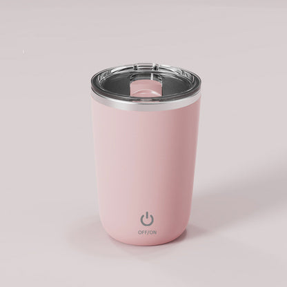 350ml Automatic Self Stirring Mug Coffee Milk Juice Mixing Cup Electric Kitchen dealsniper-net Girl Pink 350ml