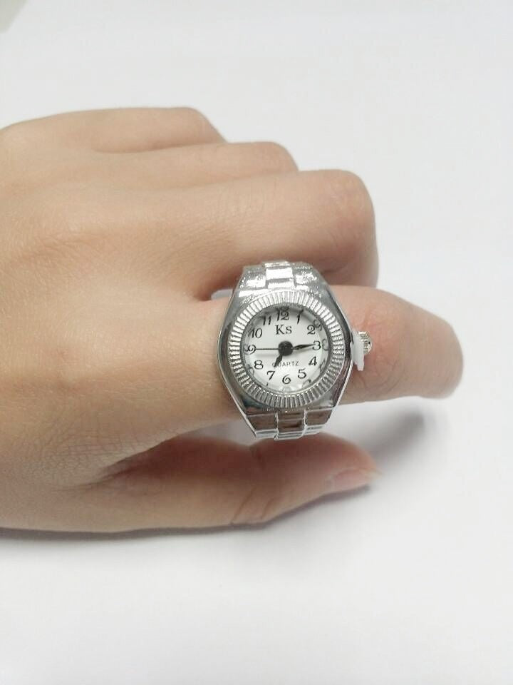 Simple All-Match Ring Watch Alloy Creative Watch Jewelry DealSniper.net