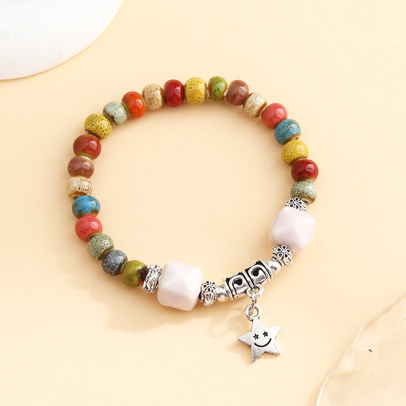 Cross-Border Retro Scenery Dezhou Ceramic Bracelet Jewelry Gym From House A 212 Ceramic bracelet high temperat