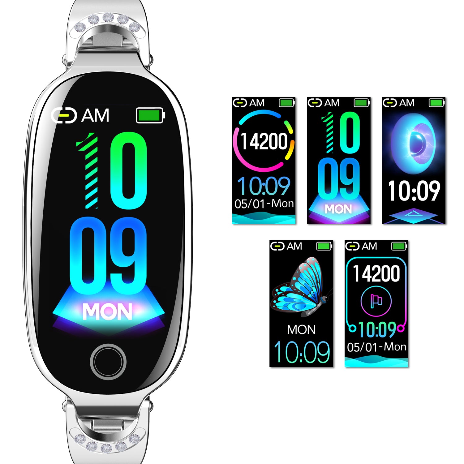 Gold Smartwatch For Women Compatible For Android & IOS Jewelry dealsniper-net