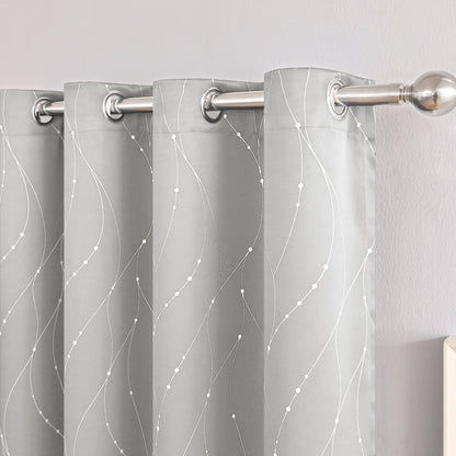 Modern Minimalist Furnishings Decorative Blackout Curtains Home Decor DealSniper.net