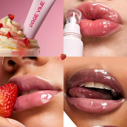 4-color Brightening Lip Balm Moisturizing Exfoliating Lip Gloss Beauty Gym From House