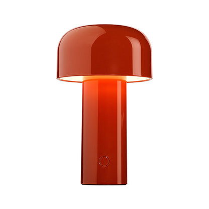 Designer Mushroom Table Lamp Night Light Portable Cordless Home Decor dealsniper-net Red Touch three tone light USB