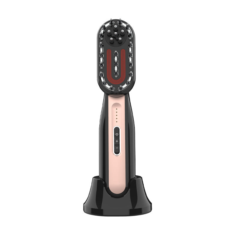 Hair Growth Comb Massage Comb EMS Micro Current Health dealsniper-net Black English Neutral