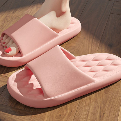 Soft Slippers Summer Floor Bathroom Shoes Women Men Women dealsniper-net Pink 36and37