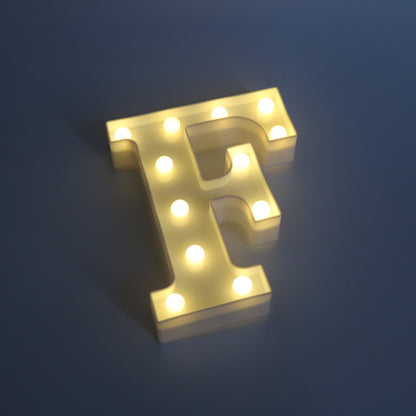 26 Letters White LED Night Light Marquee Sign Alphabet Lamp Home dealsniper-net F