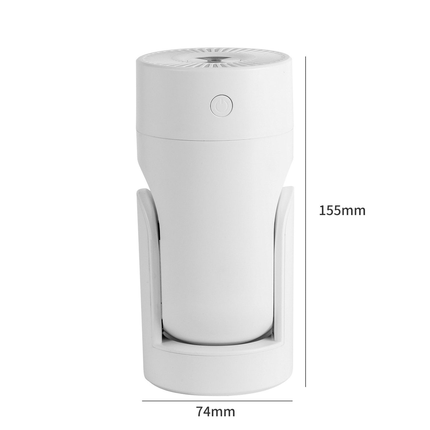 Head Shaking Humidifier USB Dual Use Free Adjustment Home dealsniper-net White 74x74x155MM USB