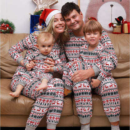 Christmas Pajamas Family Matching New Year Father Mother Kids Deals DealSniper.net