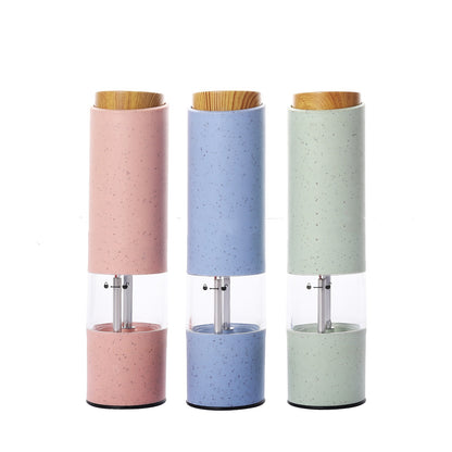 New Wheat Straw Pepper Mill Set Kitchen Gym From House