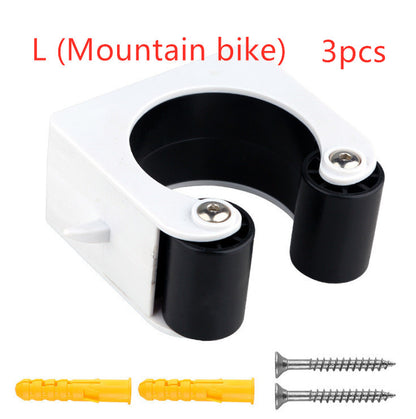 Creative Parking Rack Bicycle Parking Buckle Outdoor dealsniper-net Black Mountain bike 3pcs