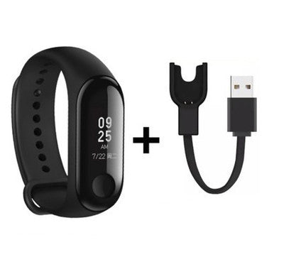 Global Version Xiaomi mi band 3 Fitness Tracker Smart Bracelet Jewelry Gym From House Add charging cable