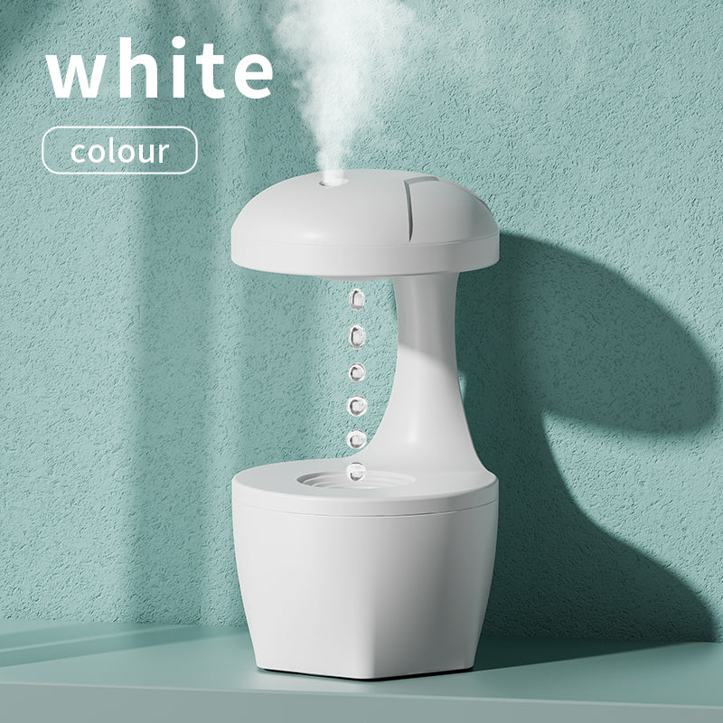 New Arrival Portable 800ml H2o Anti Gravity Aromatherapy Humidifier Home Decor Gym From House White