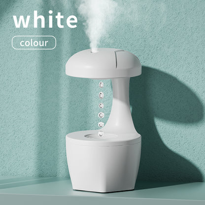 New Arrival Portable 800ml H2o Anti Gravity Aromatherapy Humidifier Home Decor Gym From House White