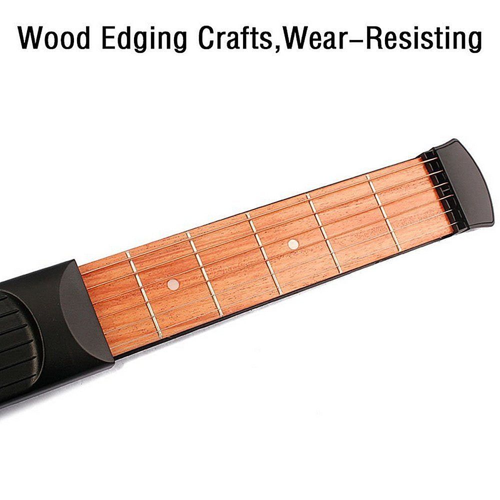 Pocket Guitar Portable for Acoustic Guitar Practice for Beginner Hobby Gym From House
