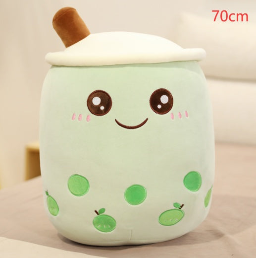 Cute Fruit Drink Plush Stuffed Soft Toy Pillow Cushion Kids dealsniper-net Green 70CM