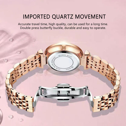 Casual Fashion Waterproof Quartz Watch Ladies Jewelry DealSniper.net