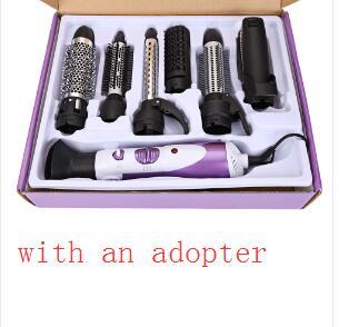 Seven-in-one hair dryer home hair dryer Beauty dealsniper-net Purple AU