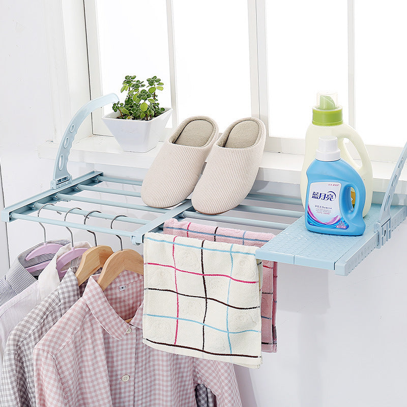 Multifunctional Hanging Window Sill Drying Rack Kitchen DealSniper.net