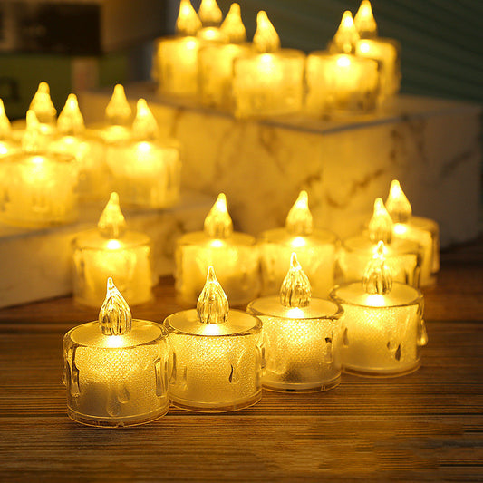 Led Lights Electronic Candle Lighted Tea Wax Home Decor