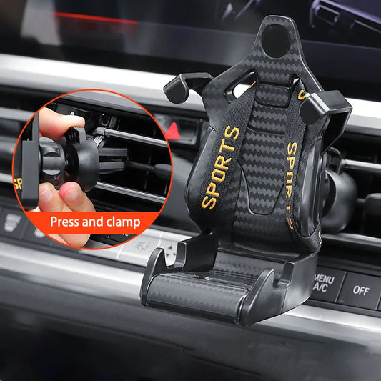 Racing Seat Shape Car Phone Holder Auto Air Vent