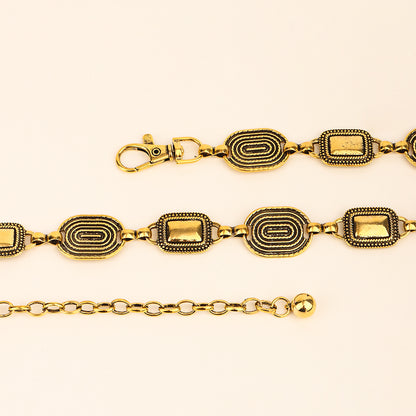 European And American Cross Border Waist Chain Ladies Boho Style Women Gym From House