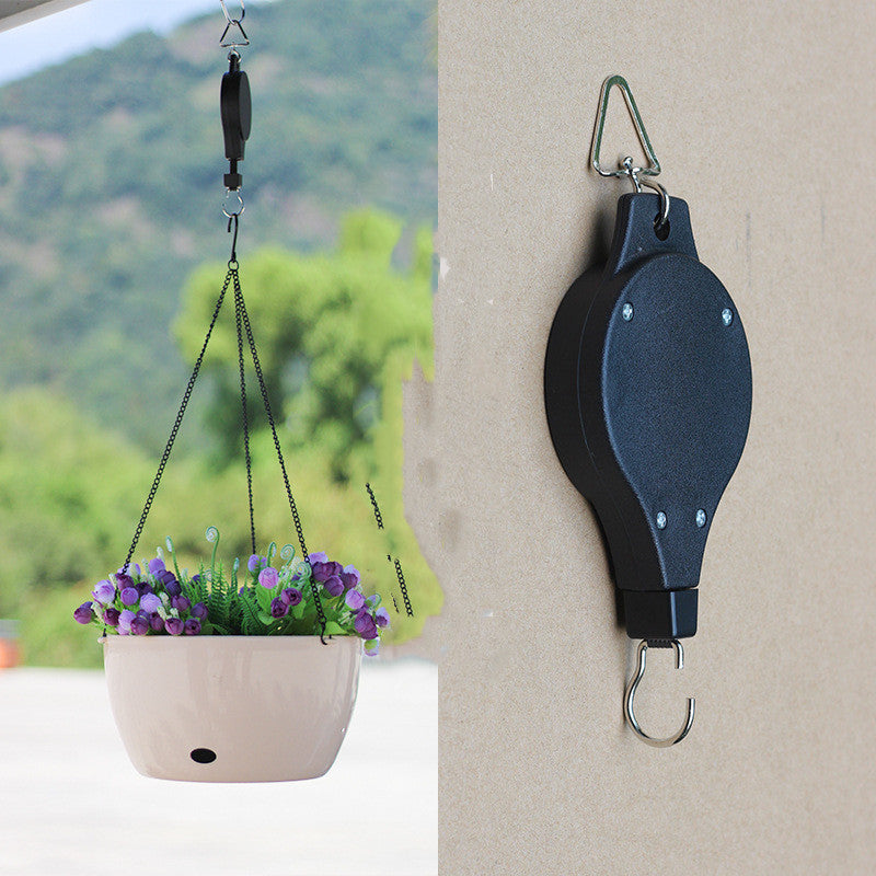Free Lifting Hanging Basket Bird Cage Hook Home Decor Gym From House
