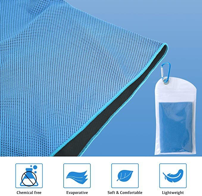Mountaineering Bag Cooling Ice Feeling Cold Feeling Towel Ice-cold Towel Sports DealSniper.net