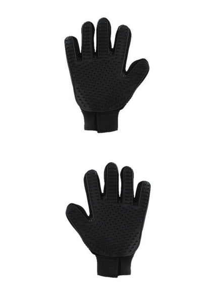 Pet Gloves Cat Petting Gloves Float Hair Cleaning Comb Pets DealSniper.net 1pair Black XKST