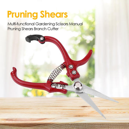 Multifunctional Garden Scissors Pruning Shears Manual With Safety Buckle