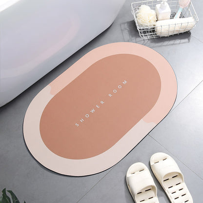 Home Bathroom Super Absorbent Shower Bath Mat House Gym From House COrange 400MMx600MM
