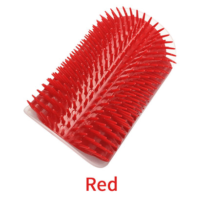 Pet Corner Rubbing Device Massager Pets dealsniper-net Red