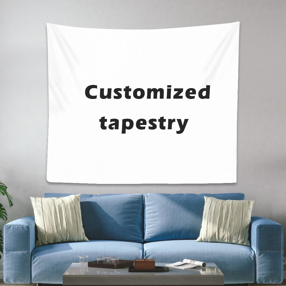 Personalized bohemian photo custom tapestry Home Decor DealSniper.net 100x150cm