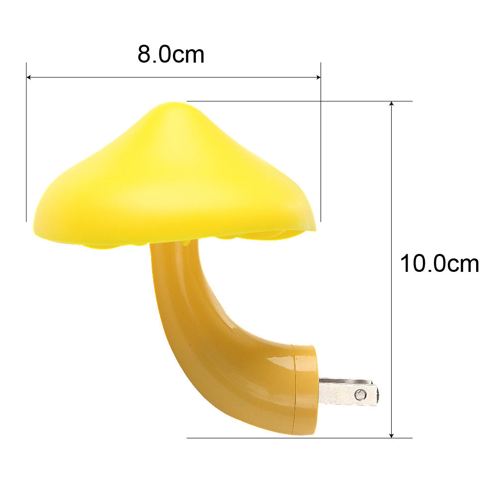 Mushroom-shaped LED Lights With Automatic Sensors, Indoor Decoration Lamps