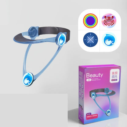 Cervical Spine Fixator Stretch Neck Protector Health DealSniper.net Transparent blue dolphin One size