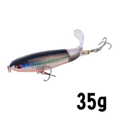 Road Sub-bait Propeller Tractor Hard Bait Floating Water Pencil Lure Bait Outdoor dealsniper-net D 35g