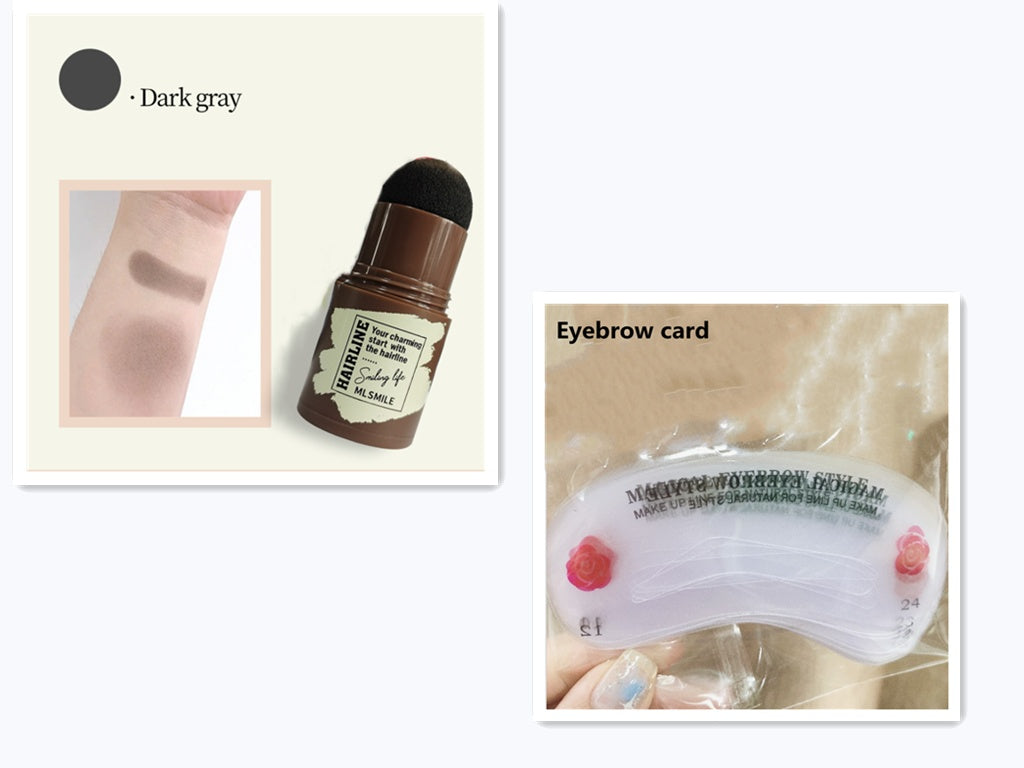 Brow Stamp Shaping Kit Eyebrow Stamp Waterproof Long Lasting Beauty Gym From House A combination