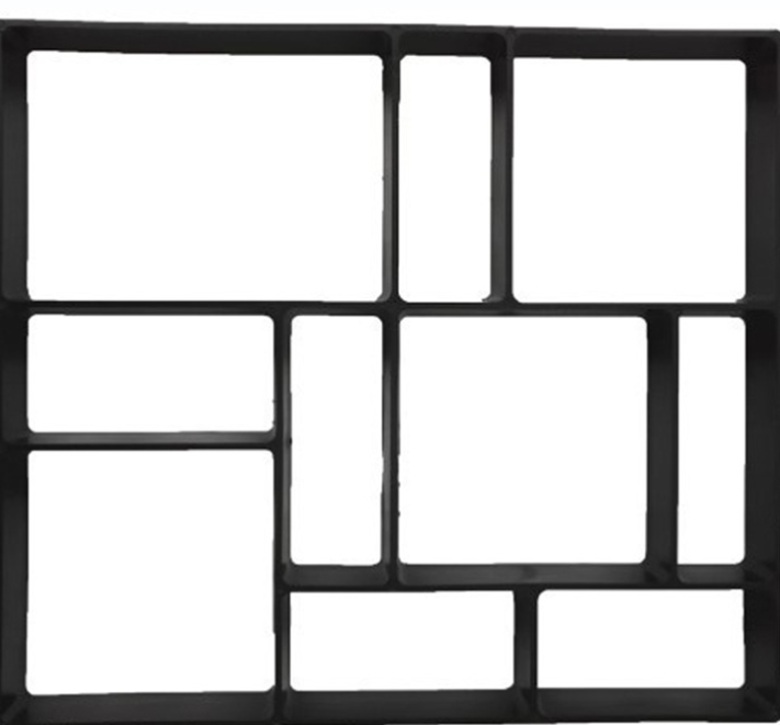 Ultralight diy garden paving mould hexagonal fancy mould Garden dealsniper-net 45x40x4cm 1pc