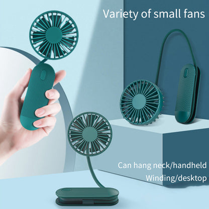 Rechargeable Handheld Large Wind Mini Mute Fan Travel DealSniper.net