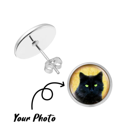 Personalised Pet Photo Earrings Customized Photo Jewelry DealSniper.net