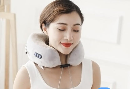 Massage U-Shaped Pillow Multi-Function Shoulder and Cervical Health dealsniper-net