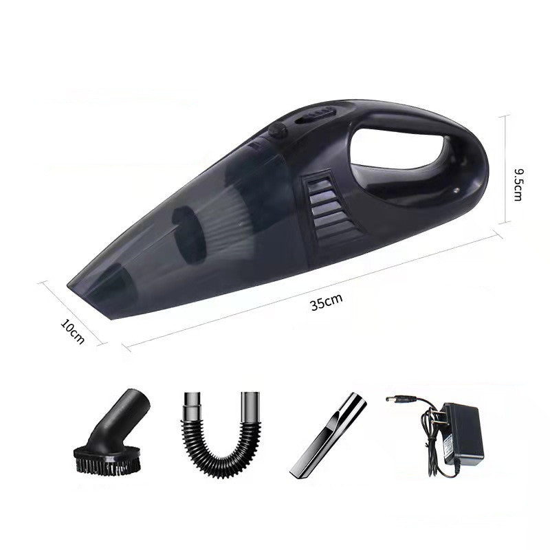 Handheld Portable High Power Wireless Car Vacuum Cleaner Electronic DealSniper.net Black Chargable EU