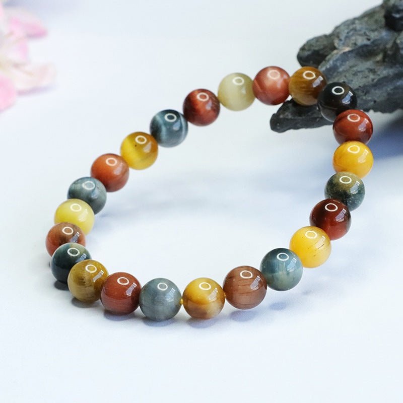 Dream Colorful Tiger Eye Qingshi Crystal Bracelet For Women Jewelry dealsniper-net