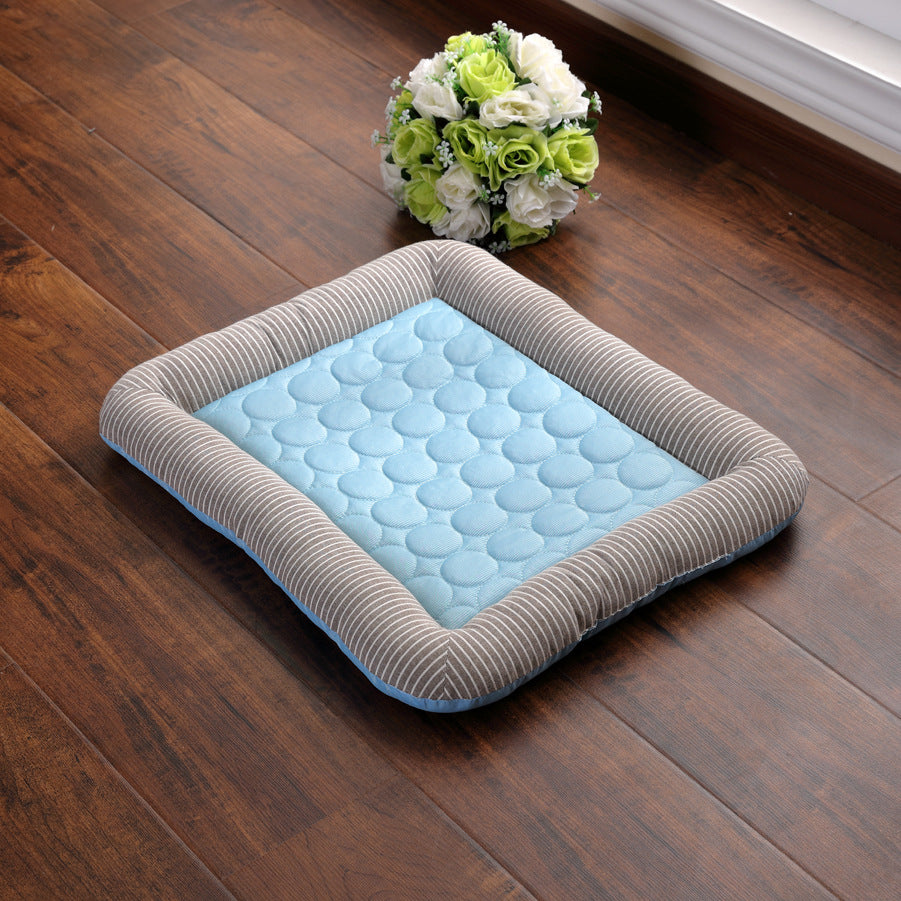 Dog Cooling Mat Light Comfortable Summer Sleeping Pad Pets Gym From House A 43x33cm