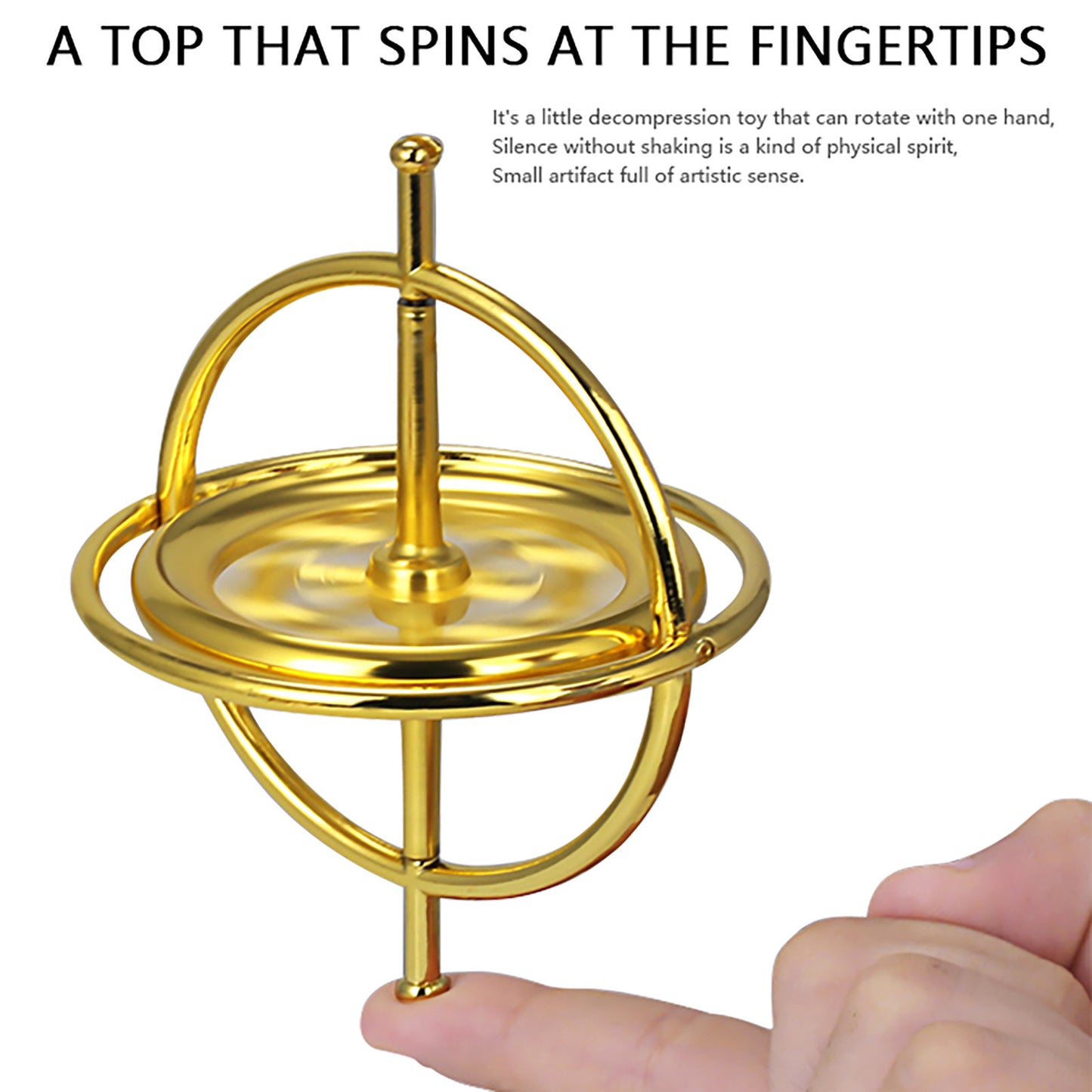 Creative Scientific Learning Metal Finger Gyroscope Gyro