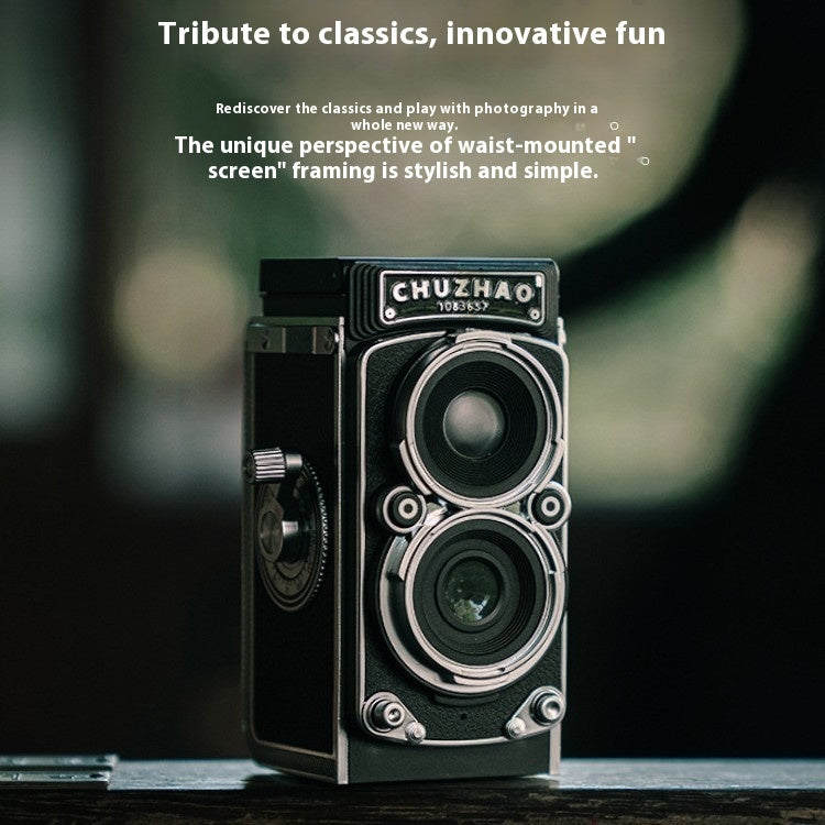 Dual-reverse Digital Camera Retro Portable Mini Small Camera Electronics DealSniper.net