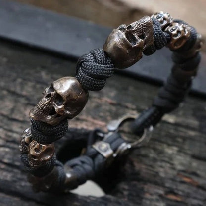 Halloween Jewelry Skull Premium Paracord Bracelet Stylish Skull Jewelry null